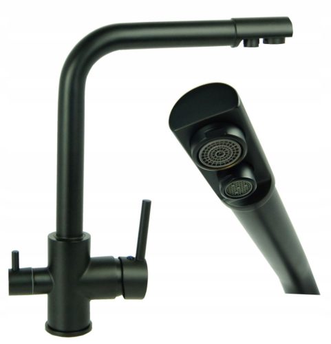 Granitan RIBES black stand kitchen faucet