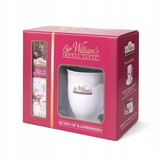  Sir William's Royal Set Mug of 12 Queen of Raspberries teas