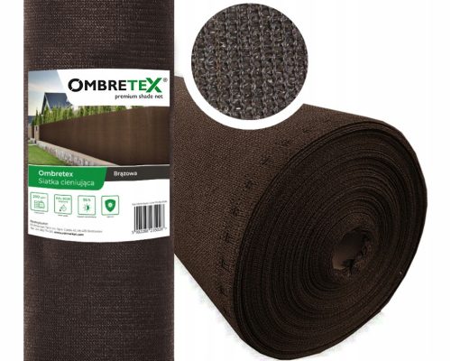 Ombretex SOB50R shading net 1.7x5000 cm brown