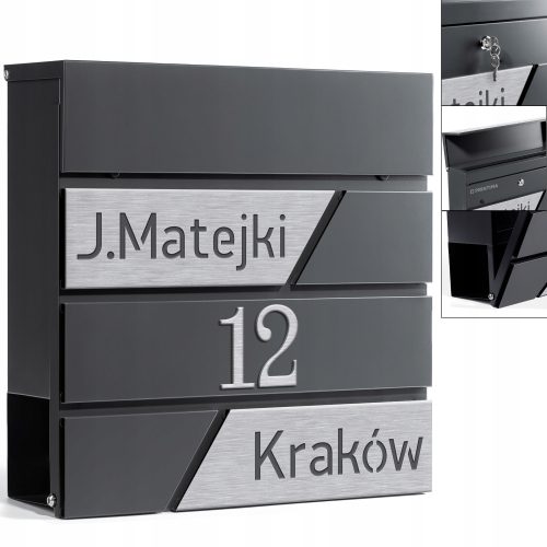 Printima MBOX0008 Anthracite mailbox