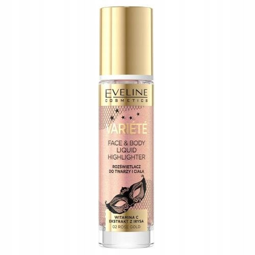  Eveline Cosmetics Variete Single Liquid Illuminator Mix Shades 02 Rose Gold 150g