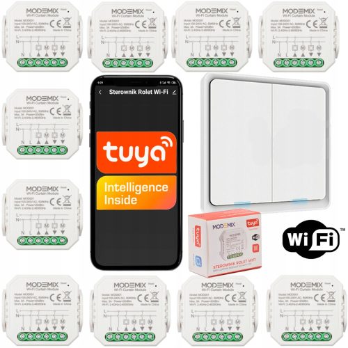 10x TUYA WIFI ROLLER SHUTTER CONTROL + GROUP SWITCH