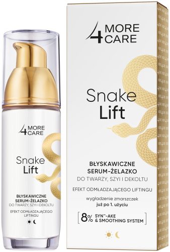  More4Care Snake Lift Instant Serum Iron for Face, Neck and Décolleté, 35 ml