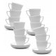 Cup and saucer for coffee and tea Lubiana Boss porcelain cup 350 ml 1 pc.