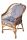 Tables et chaises de jardin pour la terrasse Chaises Cuda en osier, osier beige et marron