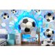 PHOTO WALLPAPER NON-WOVEN BALLS BLUE 330x230