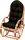  Ampo rocking chair cushion 130x50 cm black