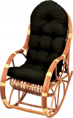  Ampo rocking chair cushion 130x50 cm black