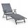 Sun loungers and garden and terrace Blumfeldt deck chair, aluminum, gray