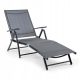 Sun loungers and garden and terrace Blumfeldt deck chair, aluminum, gray