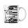 Cups Mug with ZebraShop print, 330 ml, white