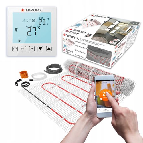 HEATING MAT SET 8m2 THERMOSTAT TF-WIFI 150W