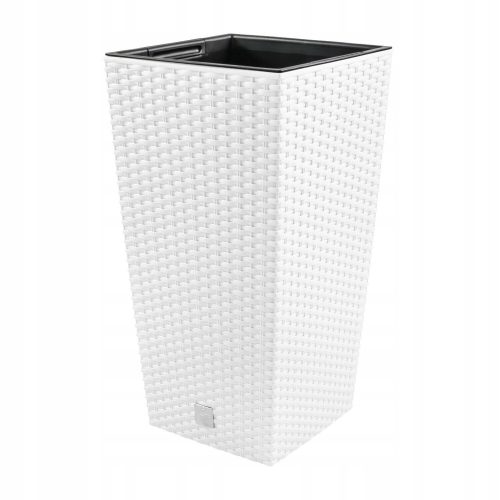  Prosperplast flowerpot 32 cm x 32 x 61 cm diameter 32 cm plastic white