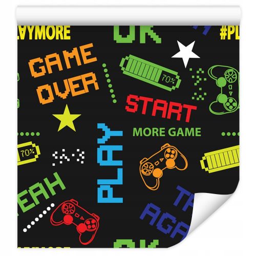 Play Game Over wallpaper for a teenager's room