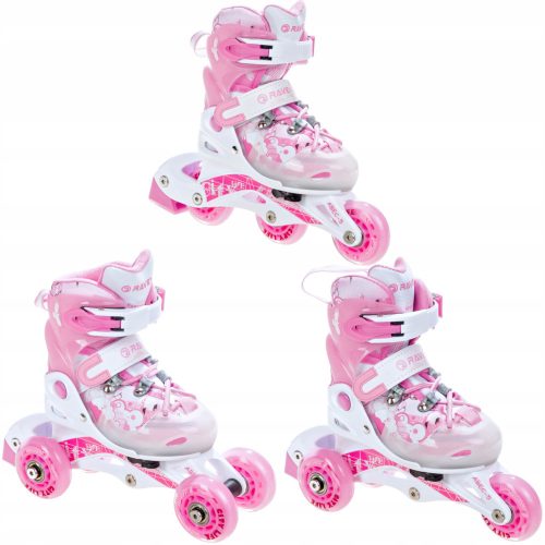  Patins à roulettes 3en1 RAVEN Princess 26-29 caoutchouc