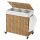 Laundry baskets and containers Songmics freestanding laundry basket 140l, brown and beige tones