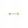  Gold plated earring with a 4 mm ball ANIAKRUK