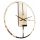 Clock for home Propsownia wall clock, black, silver, gold, 50 cm