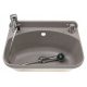 Zelvo washbasin, shades of gray