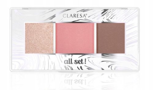 Claresa All Set! 01 All Cool! contouring palette