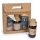  GIFT instant coffee caramel tea syrup set