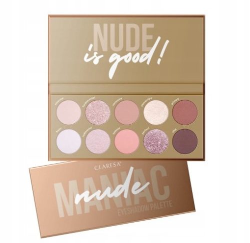  CLARESA Maniac Nude Eyeshadow Palette 12g