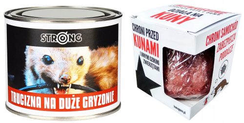 Animal Repellent Poison, Strong Poison Against Martens, Mice and Rats, Forest Animals + Kunagone Repellent Against Martens