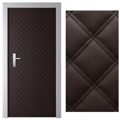  Gockowiak quilted door padding 110 x 213 cm in shades of grey