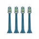  Vitammy Vivo Toothbrush Heads, 4 Pack, Navy Blue