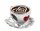  CHARMS PENDANT COFFEE CUP LOVE COFFEE HEART