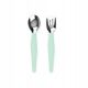  Children's Cutlery Stainless Steel Everyday Baby Spoon Fork Mint