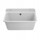 Brado Large Single Bowl. Composite household sink, white polypropylene