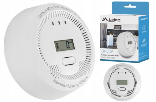 CO2 CO2 detector Carbon monoxide detector 10 years