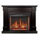 ArtiFlame freestanding fireplace with heating function, brown tones, 1800 W, 116 x 90.5 x 35 cm