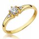  GOLD RING 585 14K ZIRCONIA 1170-1 r15