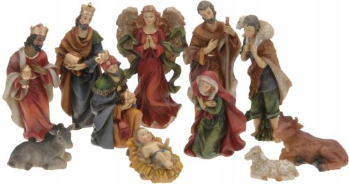  Nativity figures, 11 pieces