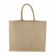  fabric bag 36 x 42 cm beige and brown