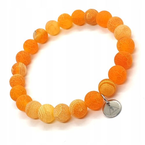  BRACELET LaReine Basic Stones Agate Orange