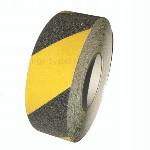 Yellow and black anti-slip tape 50 mm 18 mm