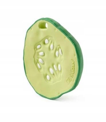  Oli & Carol NATURAL SAFE Baby Teething Ring CUCUMBER Toy