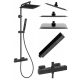 Kuchinox CUBI surface-mounted shower set