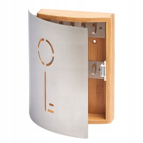 Key cabinet Zeller 13846 24.5x21.5x5.5 cm bamboo