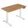  Woltu rectangular desk 120 x 60 x 116 cm, natural oak