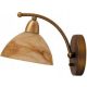 Garden wall lamps, outside Rotterdam garden wall light FMW 109 cream, brass, brown and beige tones, yellow and gold tones, multi-coloured E27 60 W