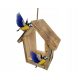  Painted wooden birdhouse