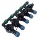  Set of 5 sections with Rain Bird 100 HV solenoid valves