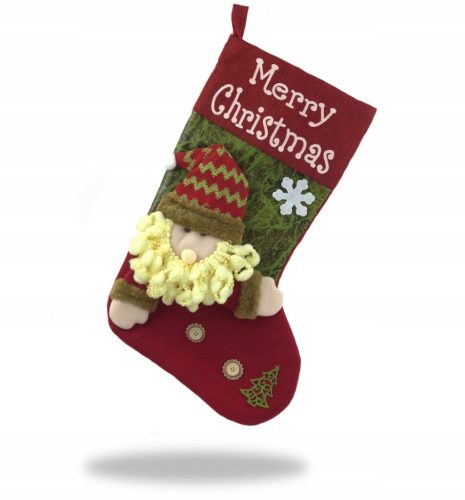  CHRISTMAS SOCK GIFTS SANTA CLAUS 3D XXL 48cm