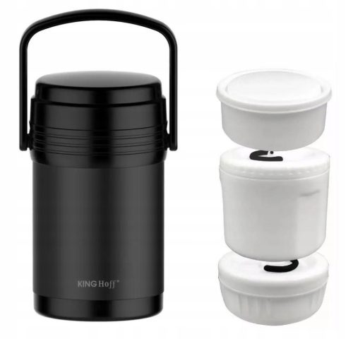  KingHOFF Dinner Thermos 1.5 l + 3 Containers KH-1396