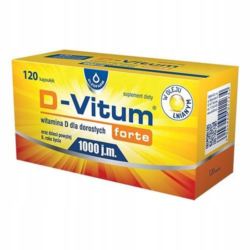  Oleofarm D-Vitum Forte dietary supplement capsules 120 pcs.