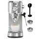  Yoer Lungo 1450 W portafilter espresso machine, silver/grey